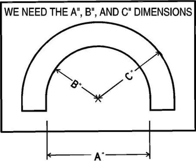 LINE LOOP STENCIL FOR DOUBLE LINES ANY WIDTH & SIZE 1/16" THICK