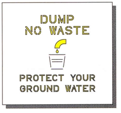 DUMP NO WASTE - 24" x 24" - 1/16" THICK