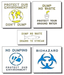 ENVIRONMENTAL HEALTH STENCIL KIT - 24" x 24" - 1/16" THICK