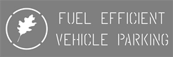 4" FUEL EFFICIENT WORDING WITH GRAPHIC - 20"x60" - 1/8" PLASTIC