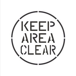 KEEP AREA CLEAR