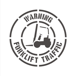 36" WARNING FORKLIFT TRAFFIC