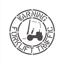 WARNING - FORKLIFT TRAFFIC