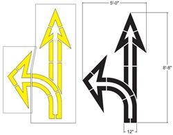 WALMART LARGE COMBO ARROW - 1/8" PLASTIC