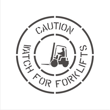 CAUTION - WATCH FOR FORKLIFTS