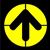 1 PIECE McDONALDS 42" ARROW STENCIL - 1/16 INCH PLASTIC