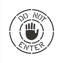 DO NOT ENTER (WITH HAND)