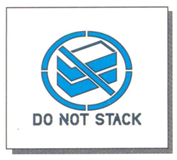 DO NOT STACK - 8" x 8" - 1/16" THICK PLASTIC